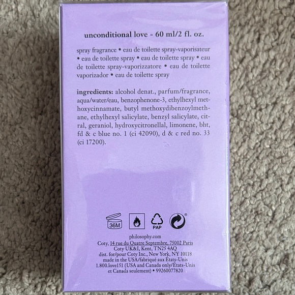 Philosophy Unconditional Love Spray Fragrance - Picture 2 of 2